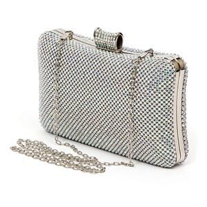 9874 2014-2 Dressy Bag With Stones On Both Sides, Abstones